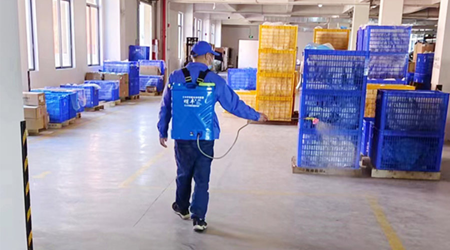健康和安全放首位！金環(huán)電器全面開展工廠除菌工作