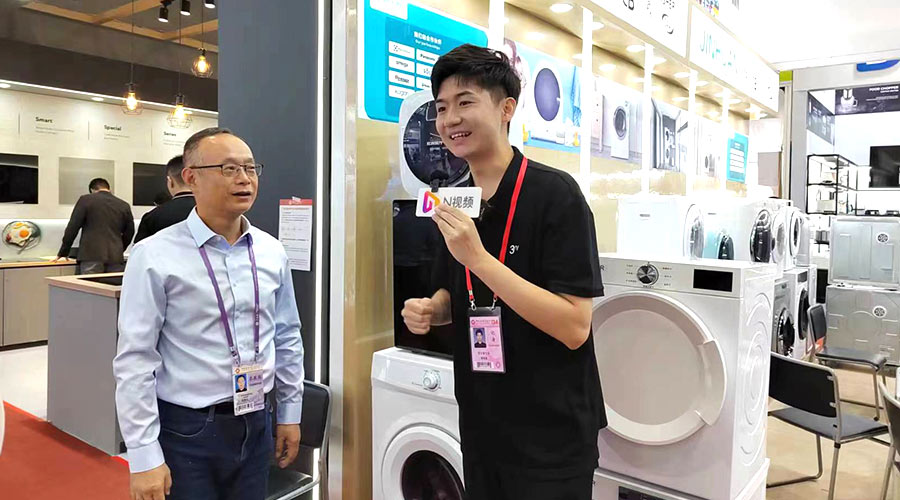 廣交會熱點！央視、新華網(wǎng)等媒體聚焦金環(huán)電器滾筒干衣機