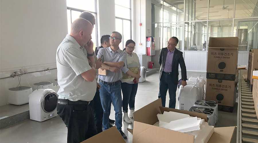 搶訂單 拼合同！金環(huán)電器積極推進滾筒衣服烘干機訂單增長